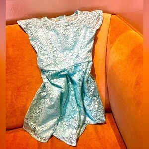 Girls size 10 lace spring dress